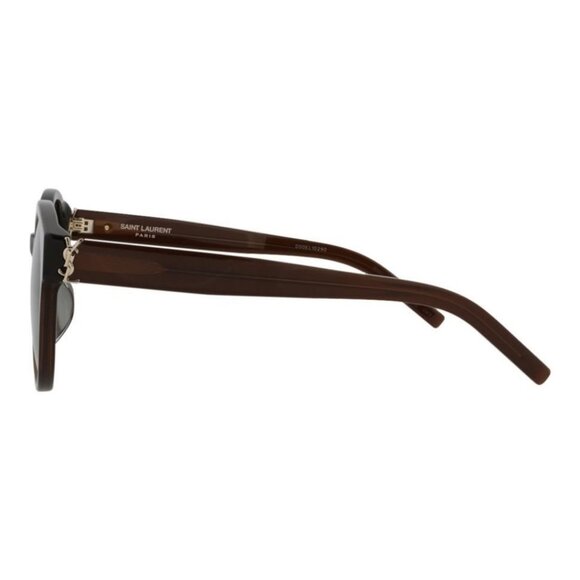 Saint Laurent Womens Round/Oval Brown Brown Grey Fashion Designer Eyewear - Picture 3 of 4